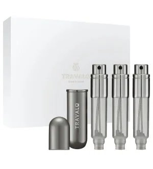 Travalo Classic ponovno polnljiv razpršilec za parfum 3x5 ml Titanium