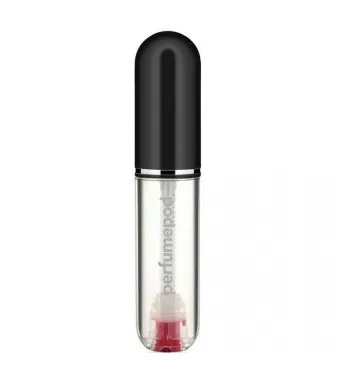 Perfume Pod Pure polnljiv razpršilec za parfume Black 5 ml 5 ml črna