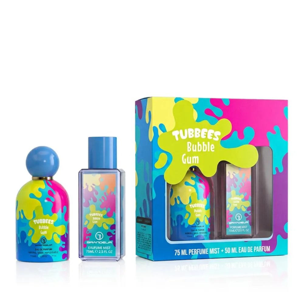Tubbees Bubble Gum 50 ml + telesni sprej parfumirana voda unisex 75 ml