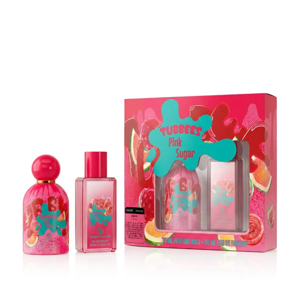 Tubbees Pink Sugar 50 ml + telesni sprej parfumirana voda uniseks 75 ml