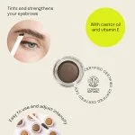 Uoga Uoga Kremna pomada za obrvi (2,5 ml) 796 Taupe - Medium Brown - 3 odtenki za optično gostejše obrvi