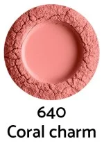 Uoga Uoga Mineralno rdečilo za lica v prahu z jantarjem (5 g) 6405 Coral Charm - naravno poudarjanje lic v 3 odtenkih