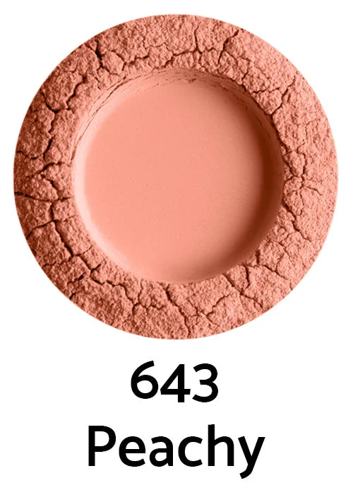 Uoga Uoga Mineralno rdečilo v prahu z jantarjem (5 g) 6435 Peachy - naravno poudarjanje lic v 3 odtenkih