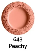 Uoga Uoga Mineralno rdečilo v prahu z jantarjem (5 g) 6435 Peachy - naravno poudarjanje lic v 3 odtenkih