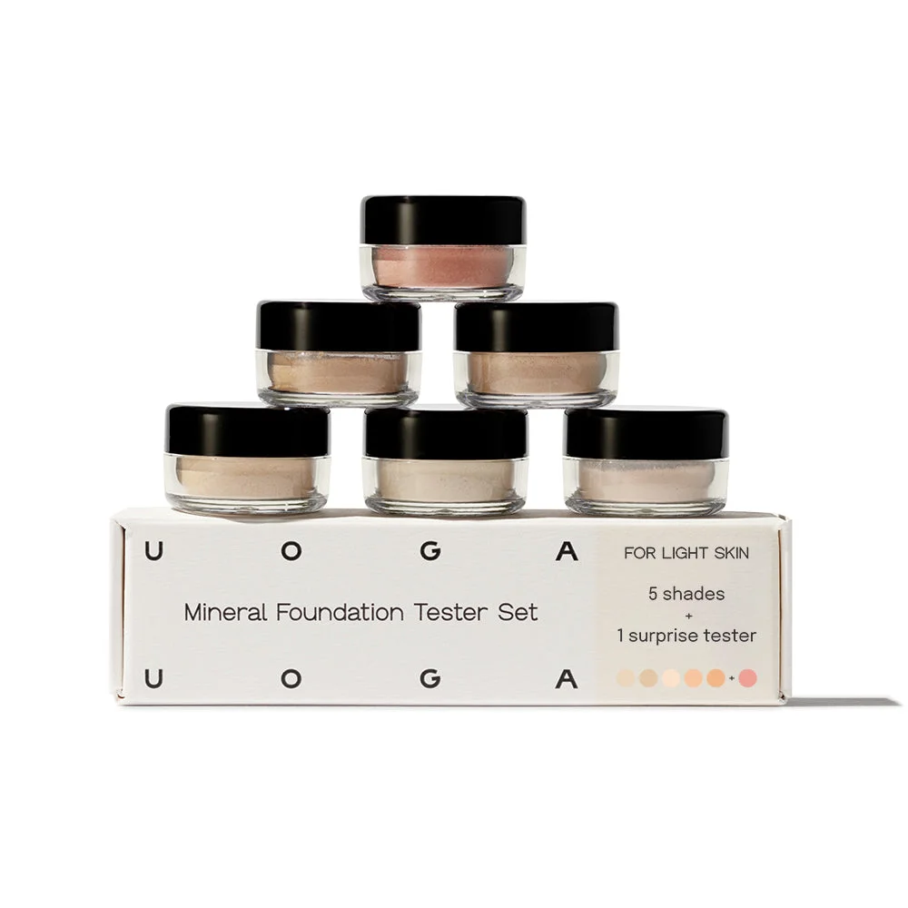 Uoga Uoga Mineralni puder v prahu (0,7 g - vzorček) 634 Linden Honey - na preizkus 12 odtenkov