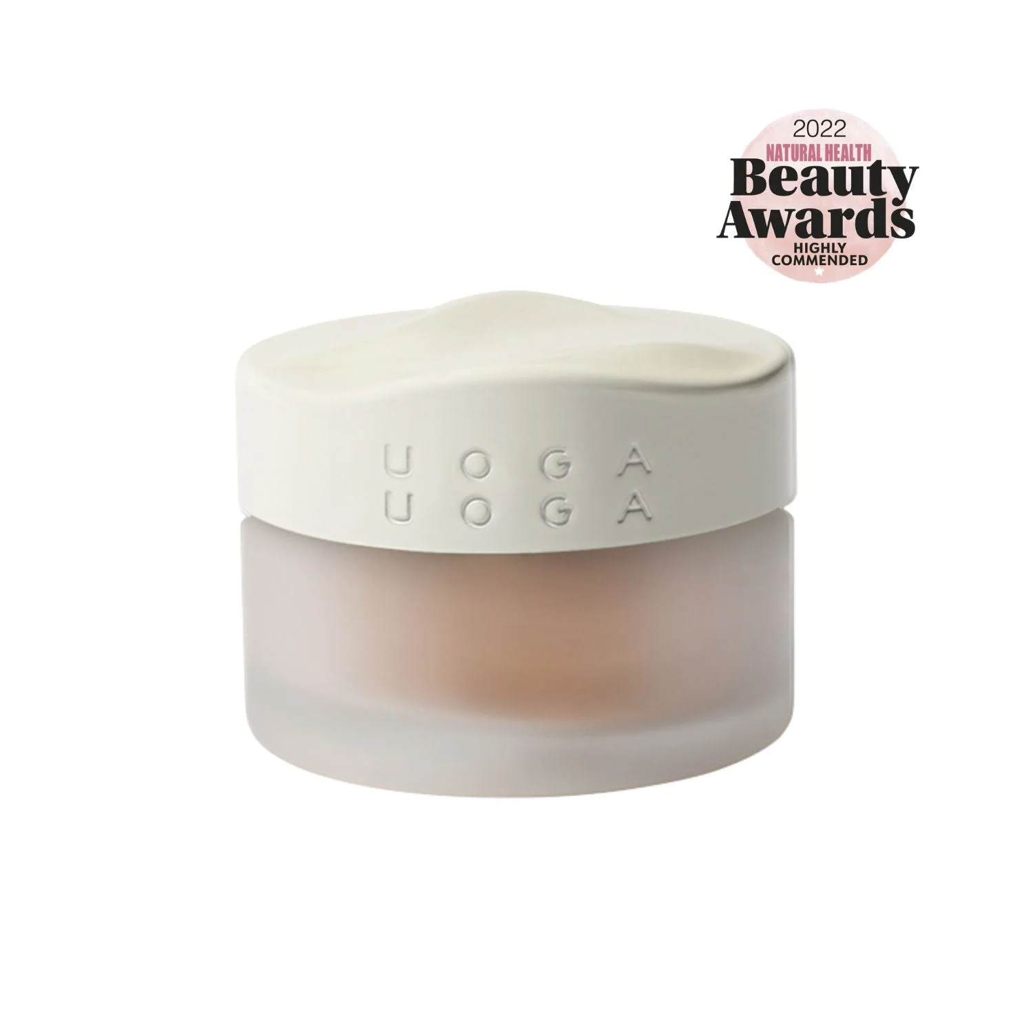 Uoga Uoga Mineralna pudrasta podlaga z jantarjem (10 g) 632 Bubbles - lahka, naravna, SPF 15