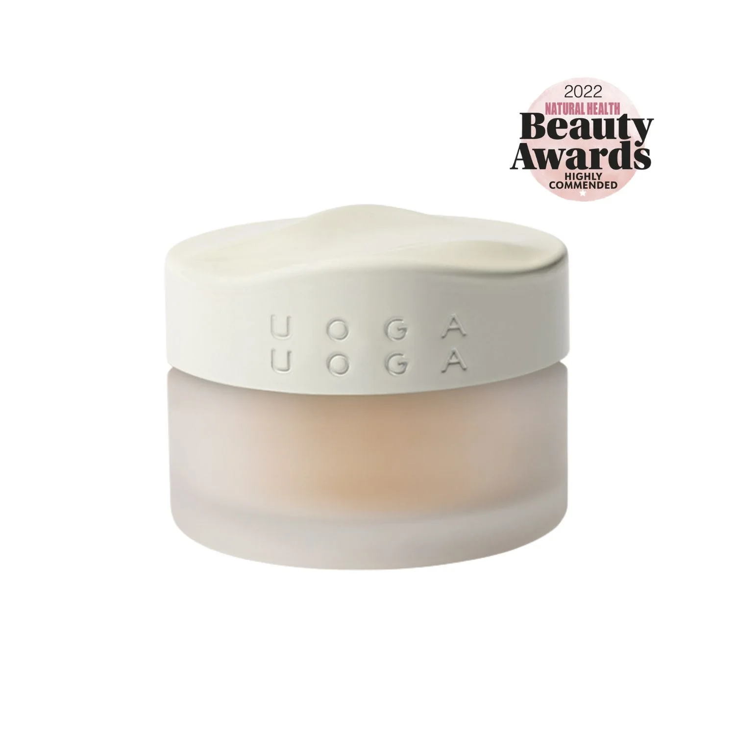 Uoga Uoga Mineralna pudrasta podlaga z jantarjem (10 g) 632 Bubbles - lahka, naravna, SPF 15