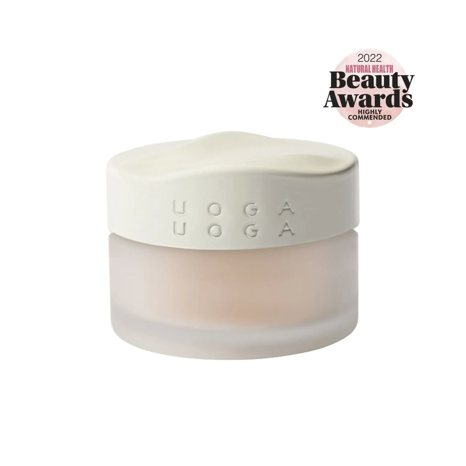 Uoga Uoga Mineralni puder v prahu z jantarjem (10 g) 634 Linden Honey - lahek, naraven, SPF 15