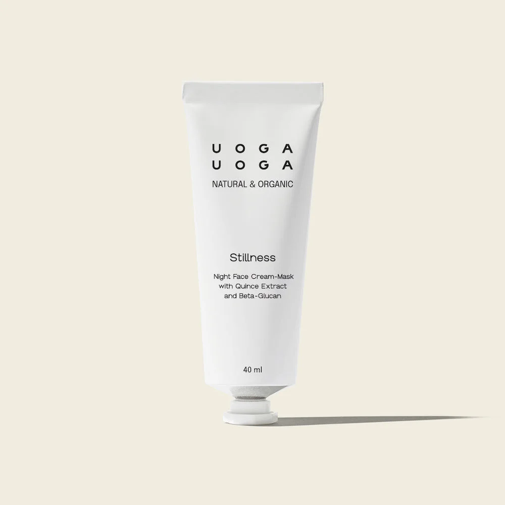 Uoga Uoga Hranilna nočna maska za obraz Stillness BIO (40 ml) - z intenzivnim vlažilnim učinkom