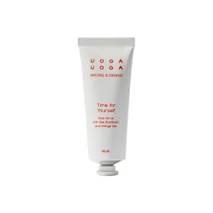 Uoga Uoga Hranilni obrazni piling Time for Yourself z rakitovcem (40 ml) - z oljem sladke pomaranče