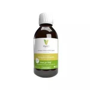 Vegetology Vegetology Opti-3, Omega-3 EPA in DHA z vitaminom D3, tekoča 150 ml, brez arome