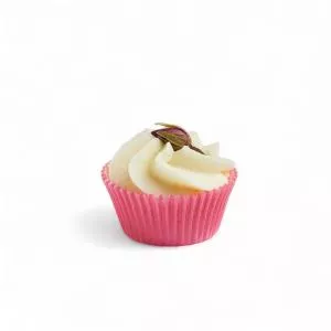 Velvety Bomba za kopel z arganovim oljem - Rosehip Rose - Muffin (45 g)