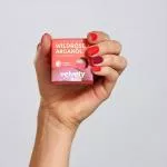 Velvety Bomba za kopel z arganovim oljem - Rosehip Rose - Muffin (45 g)