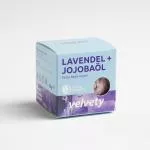 Velvety Bomba za kopel z oljem jojobe - Sivka (50 g)