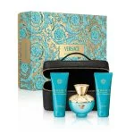 Pour Femme Dylan Turquoise + SG 100 ml + BG 100 ml + kozmetična torbica toaletna voda za ženske