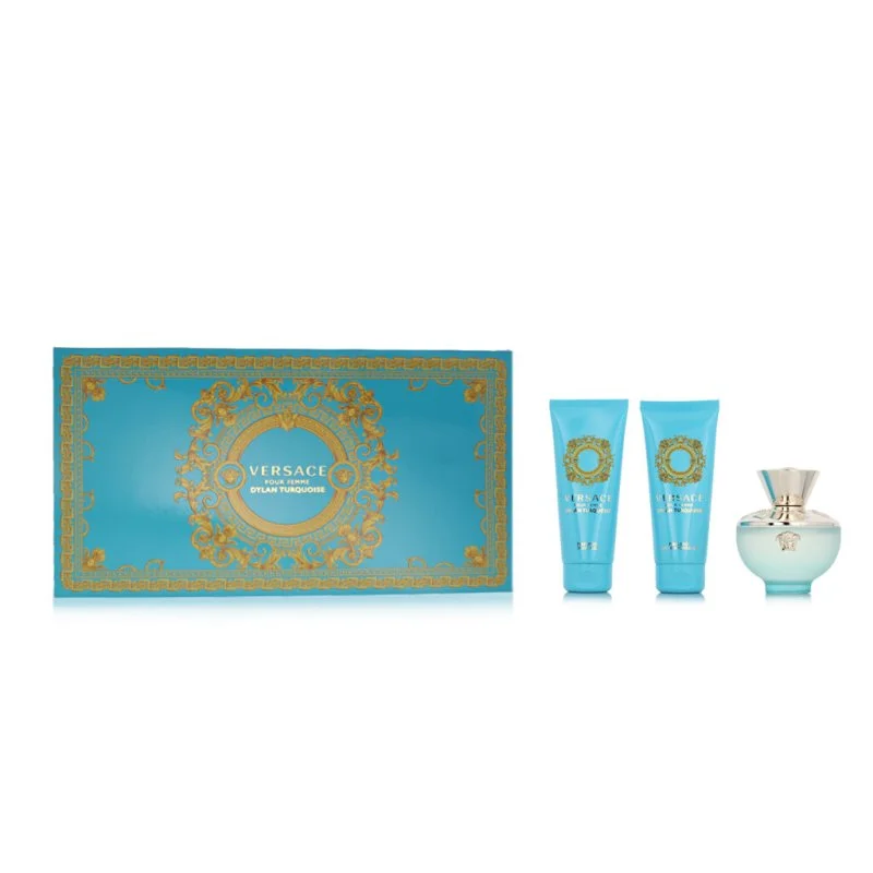 Pour Femme Dylan Turquoise + SG 100 ml + BG 100 ml + kozmetična torbica toaletna voda za ženske