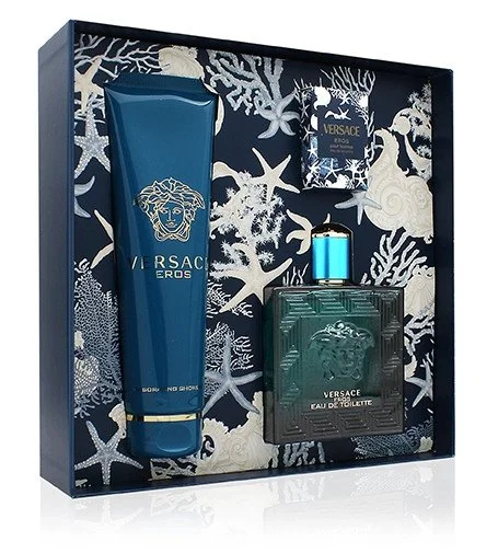 Eros darilni set 100 ml + gel za prhanje 150 ml + toaletna voda toaletna voda za moške