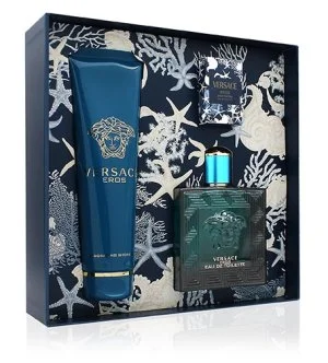 Versace Eros darilni set 100 ml + gel za prhanje 150 ml + toaletna voda toaletna voda za moške