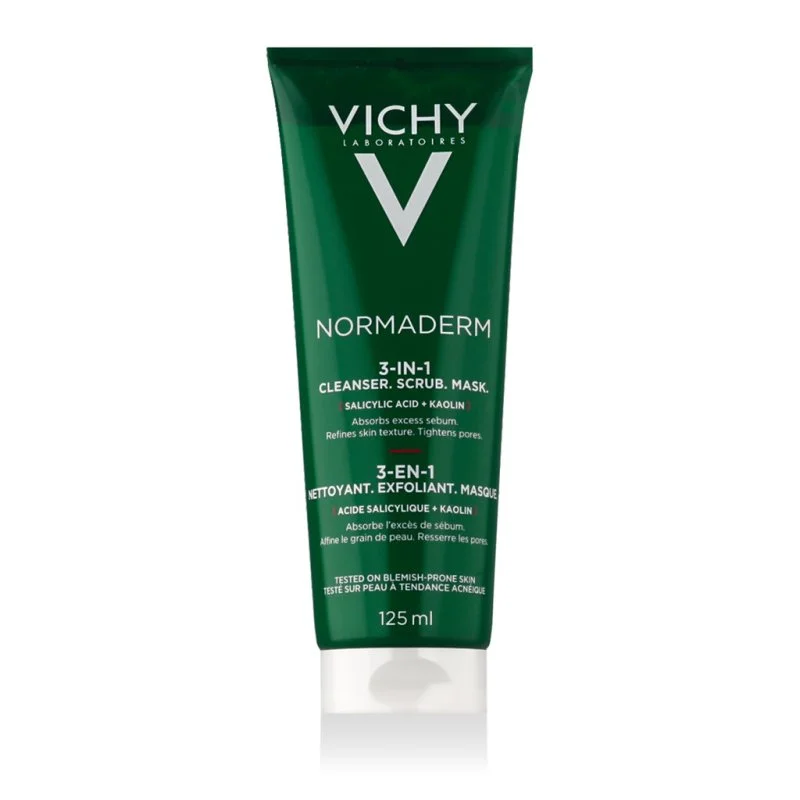 Normaderm čistilo 3-v-1 za zdravljenje aken 125 ml