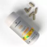 Vegetology Vitamin C 500 mg in bioflavonoidi za podporo imunskemu sistemu, 60 kapsul