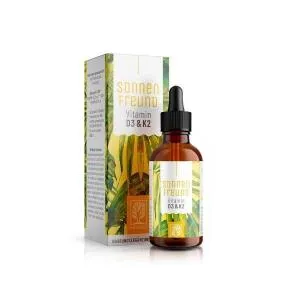 Naturtreu Vitamin D3 K2 MK7 veganske kapljice, 30 ml