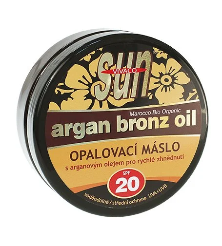SUN Argan Bronz Oil maslo za sončenje z bio arganovim oljem SPF 20 200 ml