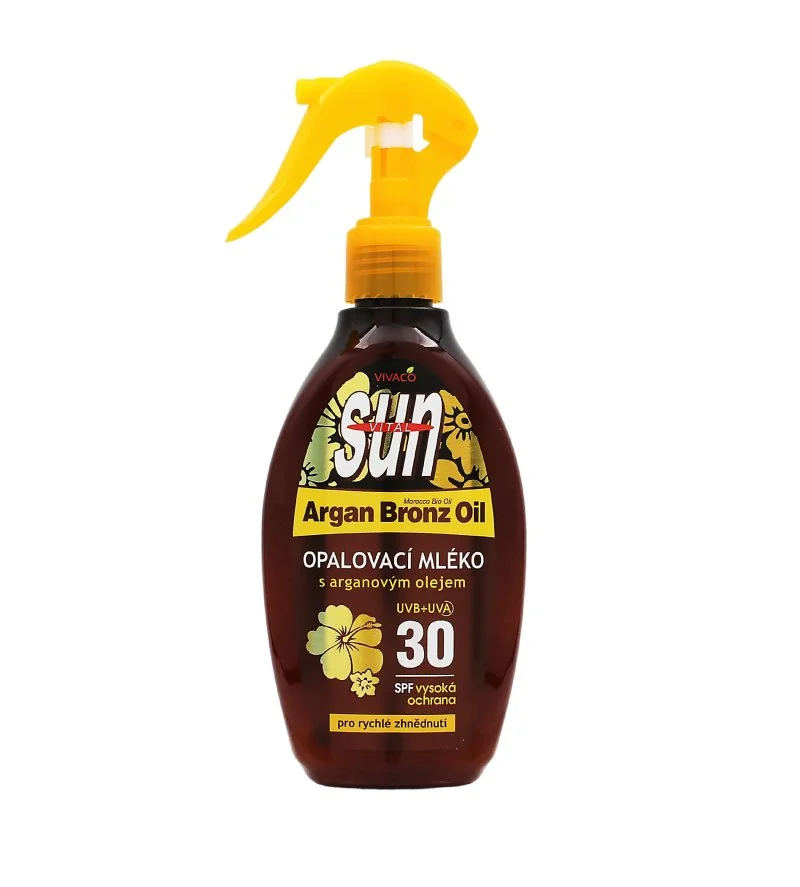 Sun Vital Argan Oil mleko za sončenje z BIO arganovim oljem SPF 30 200 ml