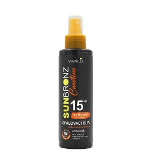 Vivaco Sun Bronz Carotene olje za sončenje SPF 15