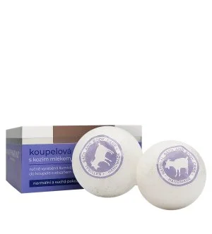 VivaPharm Kozja kopalna bomba s kozjim mlekom 2 x 75 g