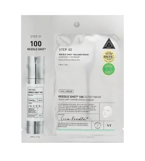 VT Cosmetics Reedle Shot 100 2 Step Mask učvrstitvena maska za obraz v lističu 1,5+25 g