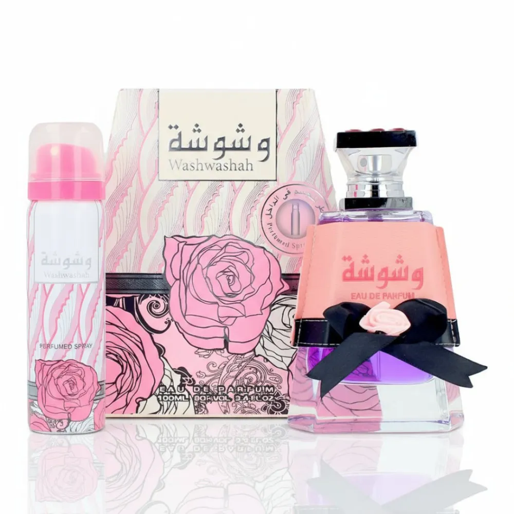Washwashah 100 ml + DEO v spreju parfumska voda za ženske 75 ml