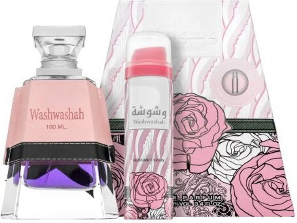 Washwashah 100 ml + DEO v spreju parfumska voda za ženske 75 ml