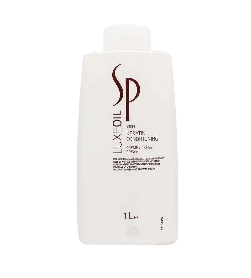 Professionals SP Luxeoil Keratin Conditioning Cream balzam s keratinom za poškodovane lase 1000 ml