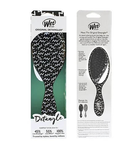 Original Detangler Hipster krtača za lase Squiggle