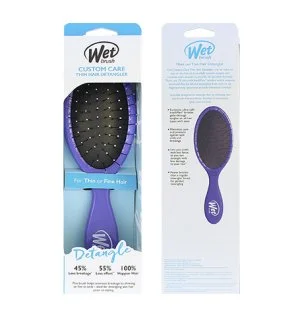 Wet Brush Custom Care Thin Hair Detangler krtača za lase Vijolična