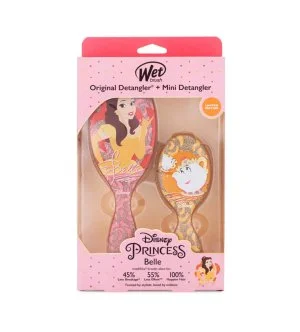 Wet Brush Disney Princess Belle Kit darilni set krtača za lase Original Detangler + krtača za lase Mini Detangler