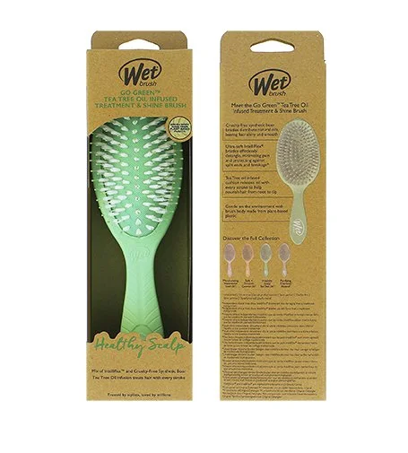 Go Green Treatment & Shine Brush krtača za lase Tea Tree