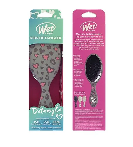 Kids Detangler krtača za lase Leopard