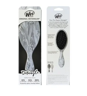 Wet Brush Original Detangler Metallic Marble krtača za lase srebrna