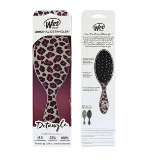 Wet Brush Original Detangler Safari krtača za lase Pink Leopard