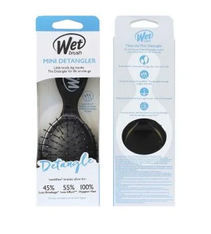 Wet Brush Mini Detangler krtača za lase Black