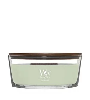 WoodWick Ethereal Haze dišeča sveča z lesenim stenjem 453,6 g