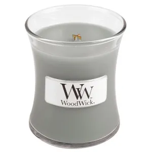 WoodWick Fireside dišeča sveča z lesenim stenjem 85 g