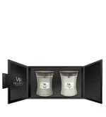 Fireside, Linen darilni set WoodWick Fireside, Linen dárková sada