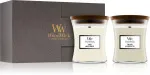 Fireside, Linen darilni set WoodWick Fireside, Linen dárková sada