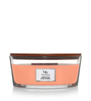 WoodWick Manuka Nectar dišeča sveča z lesenim stenjem 453,6 g