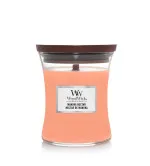 WoodWick Manuka Nectar dišeča sveča z lesenim stenjem 275 g