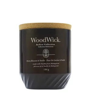 WoodWick ReNew Cherry Blossom & Vanilla sveča srednja 184 g