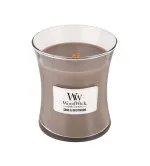 Sand & Driftwood dišeča sveča z lesenim stenjem 275 g