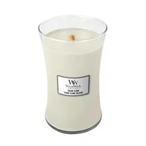 WoodWick Solar Ylang dišeča sveča z lesenim stenjem 609,5 g